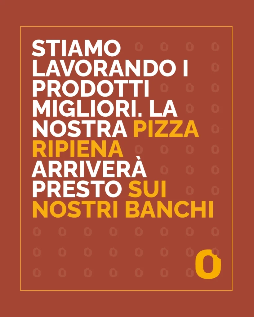 I prodotti migliori. La pizza ripiena sui nostri banchi